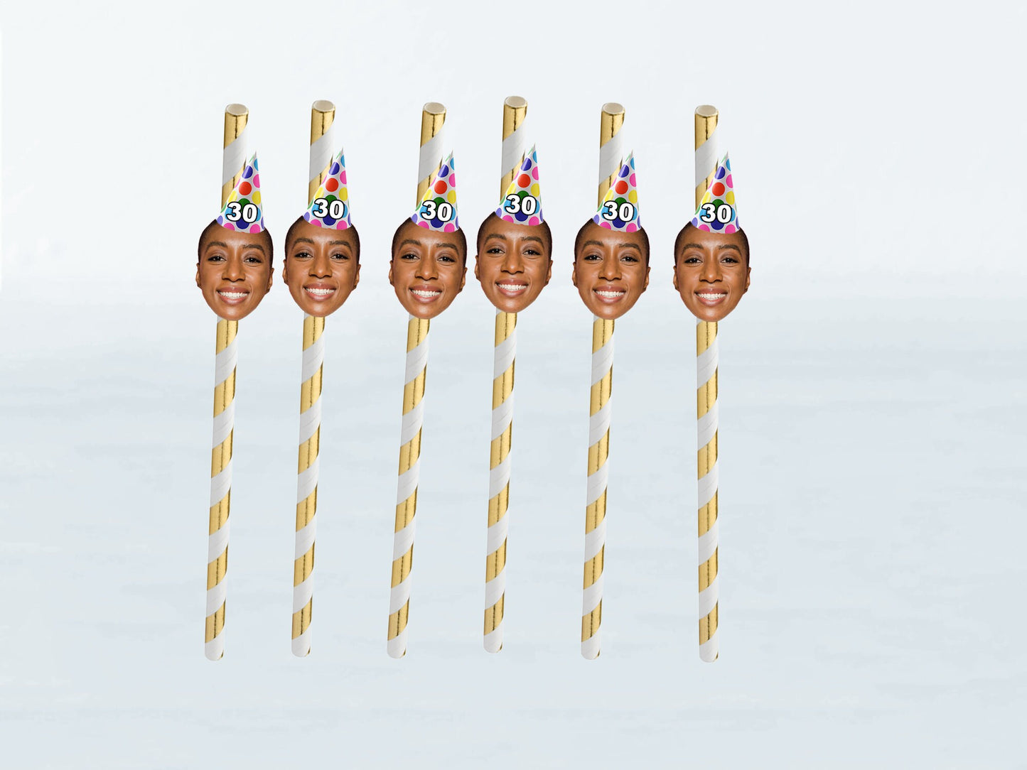 Custom Photo Straws | Personalized straws for party decorations