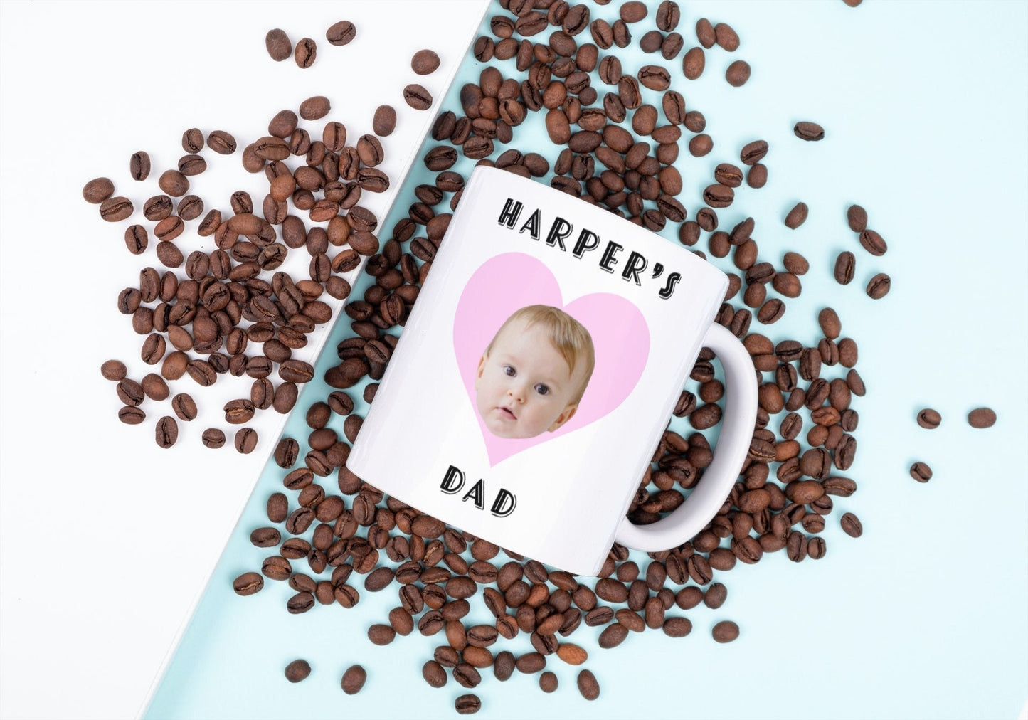 Custom Photo Mug for Dads, Fathers Day, Birthday, New Dad Gift