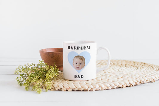 Custom Photo Mug for Dads, Fathers Day, Birthday, New Dad Gift