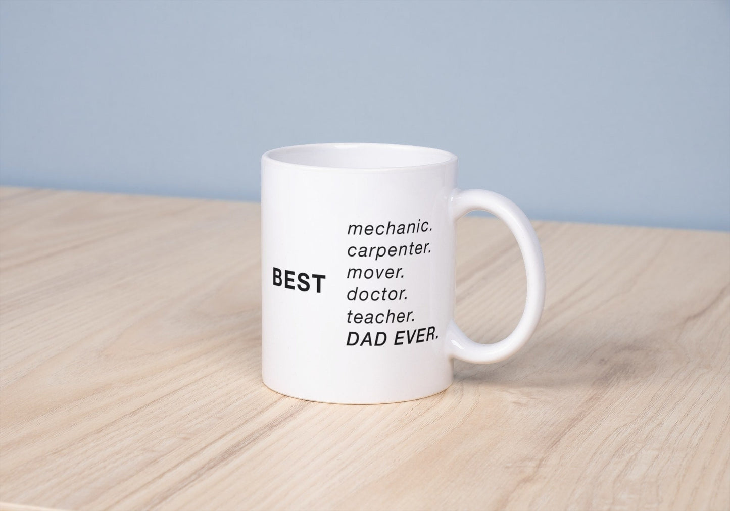 Ceramic Mug for Dads, Father's Day, Birthday, Customizable